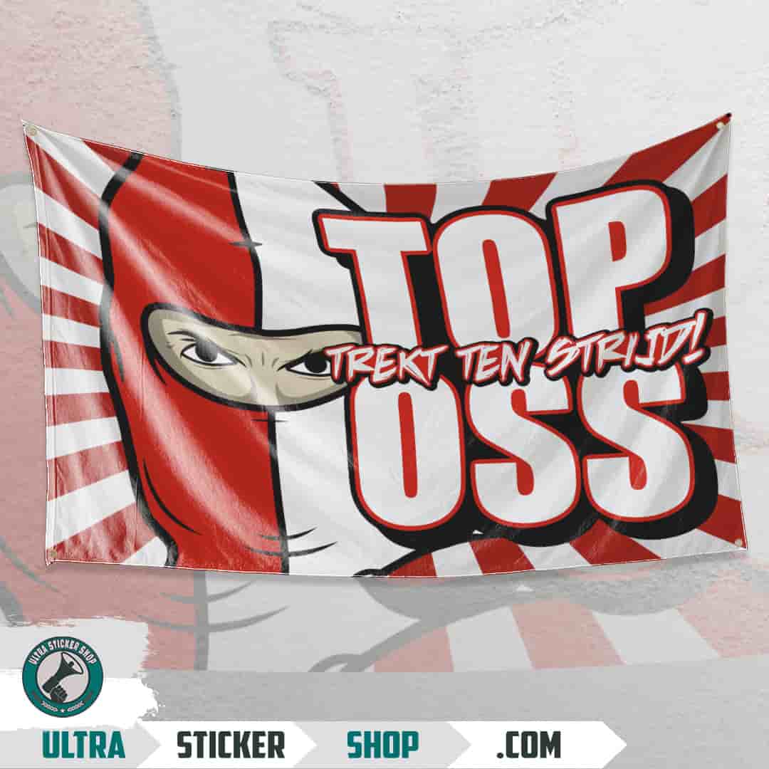 Top Oss trekt ten strijd Flag