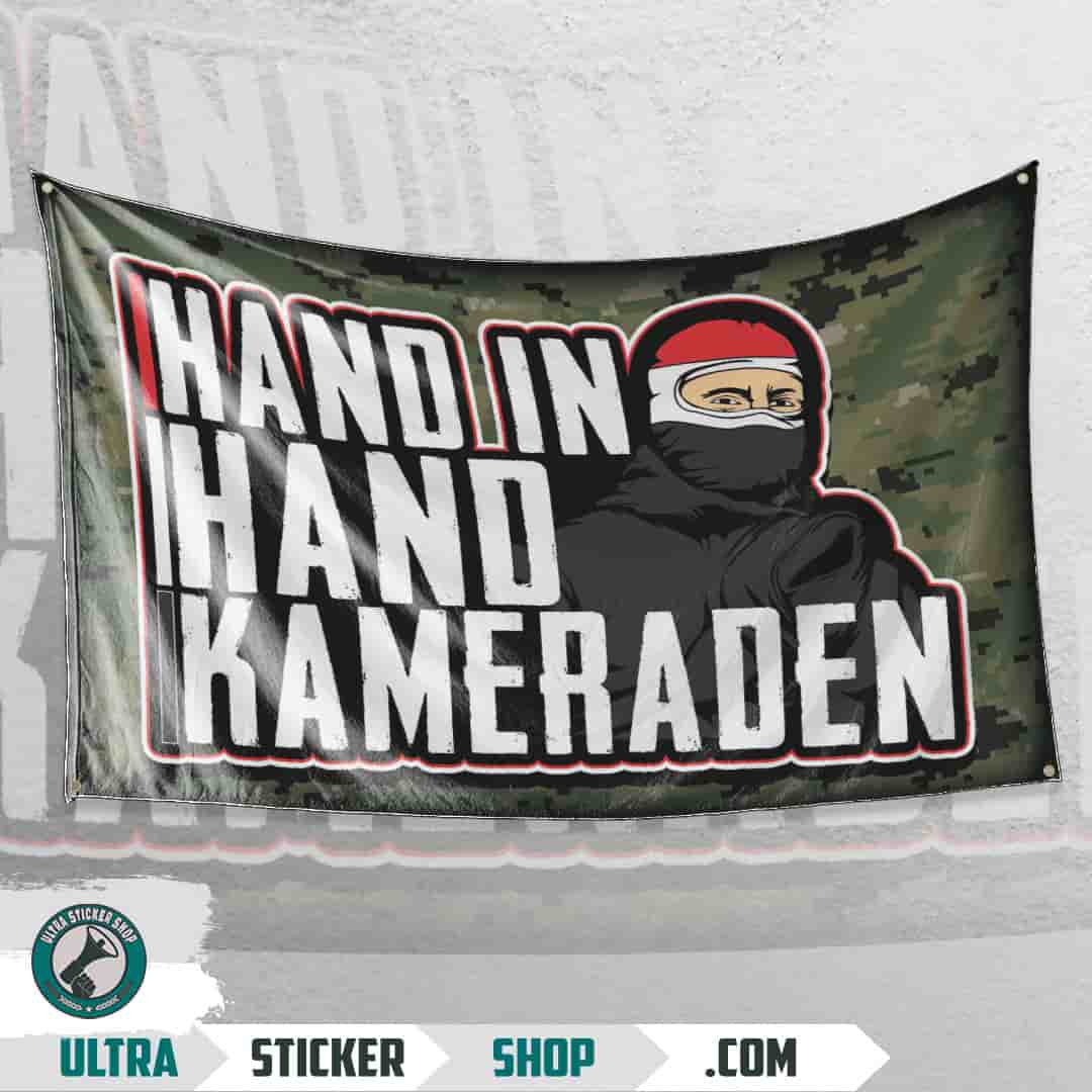 Hand in Hand Kameraden Flag