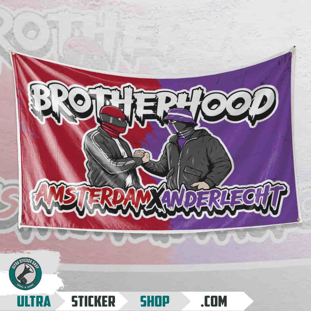 Brotherhood Amsterdam X Anderlecht Flag