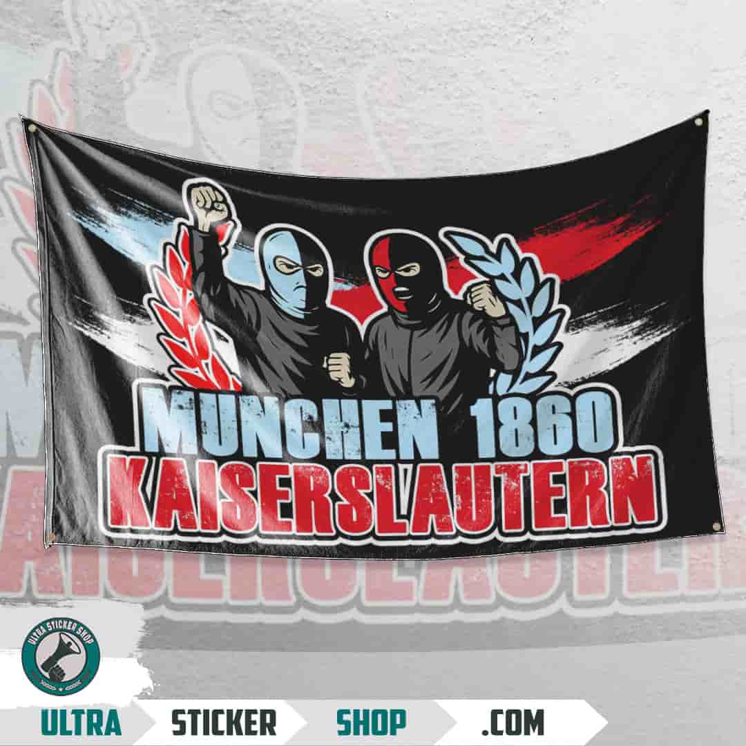 München 1860 X Kaiserslautern Flag
