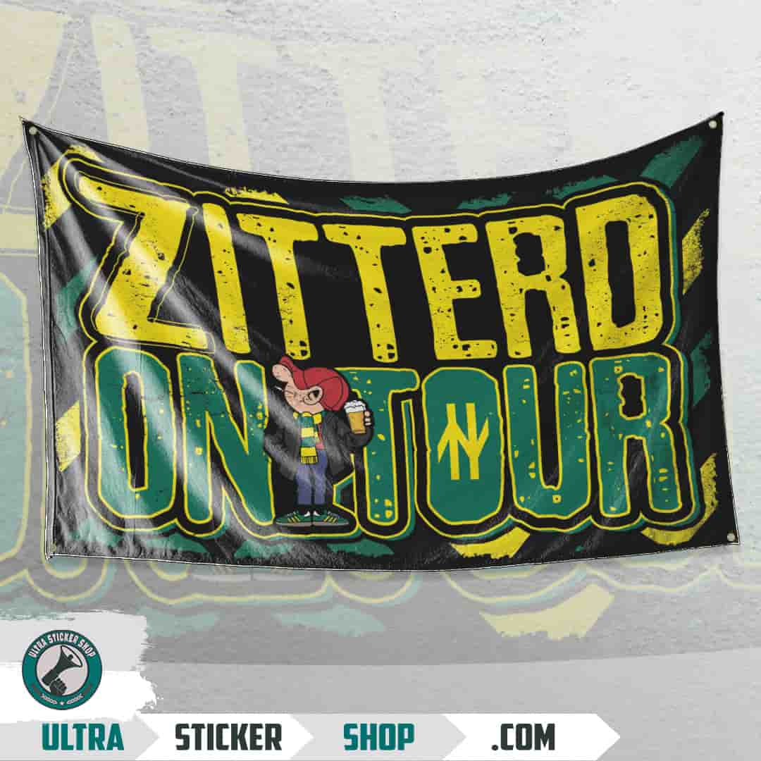 Zitterd on tour Flag