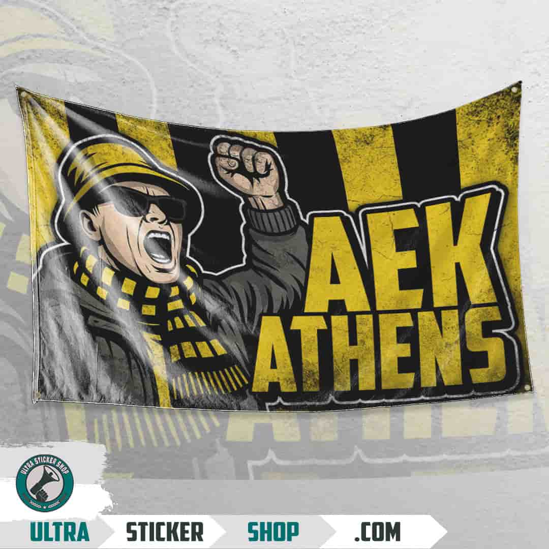 AEK Athens Flag