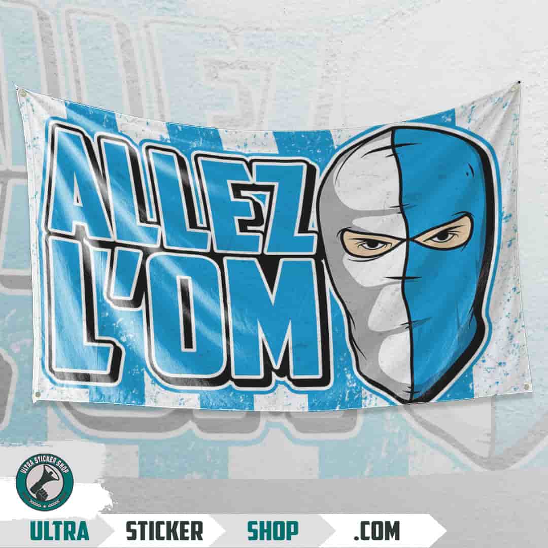Allez L OM Flag