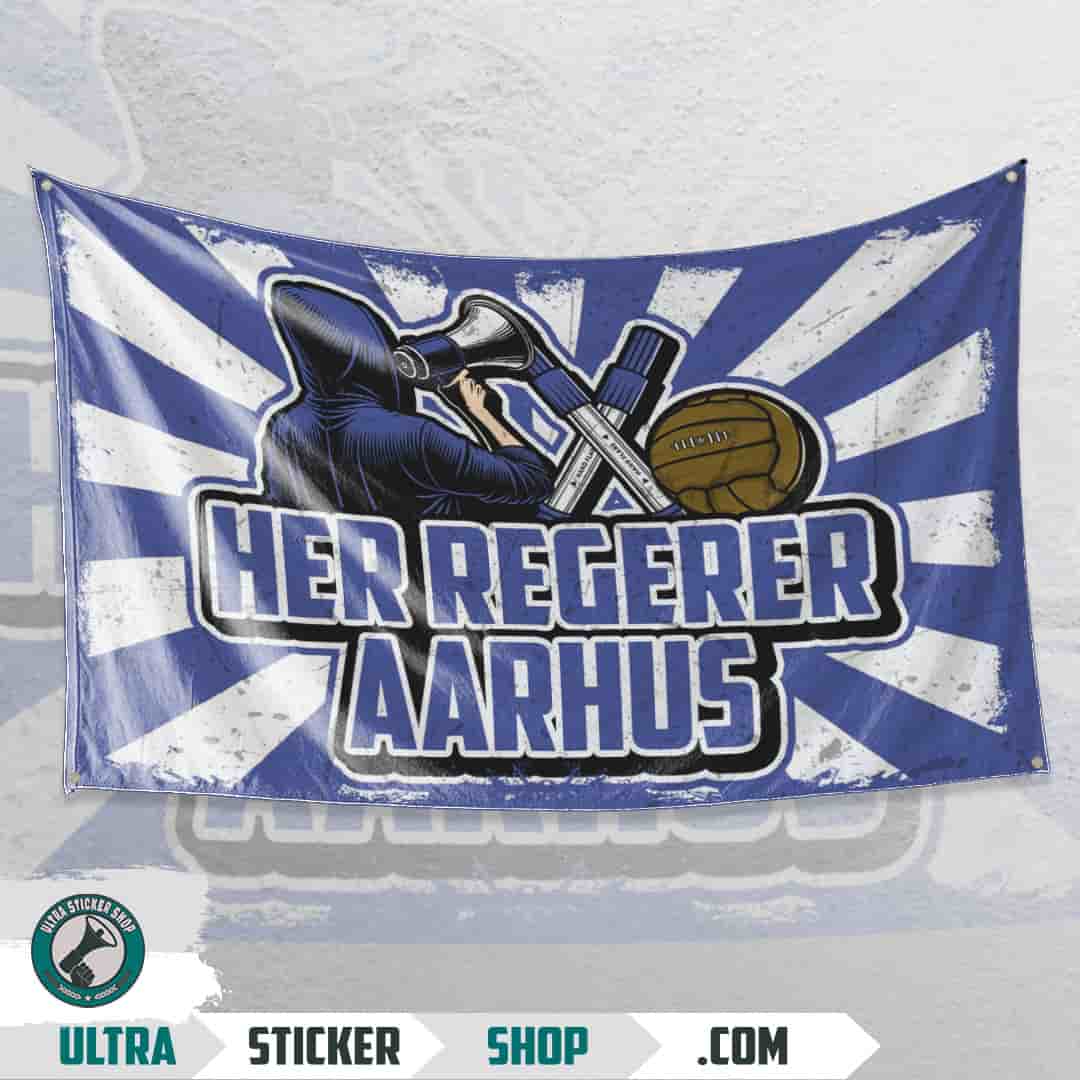 Her Regerer Aarhus Flag