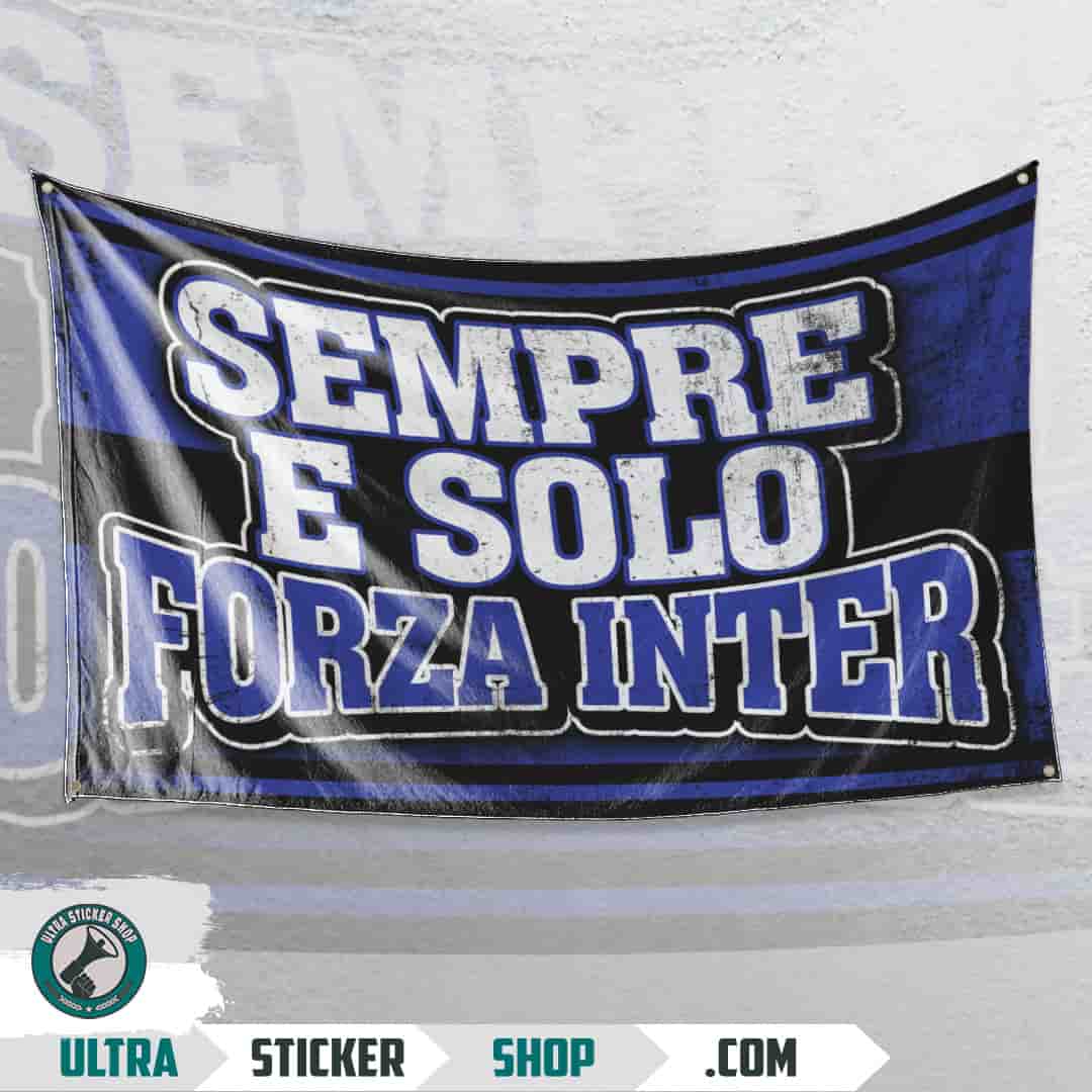 Sempre E Solo Forza Inter Flag