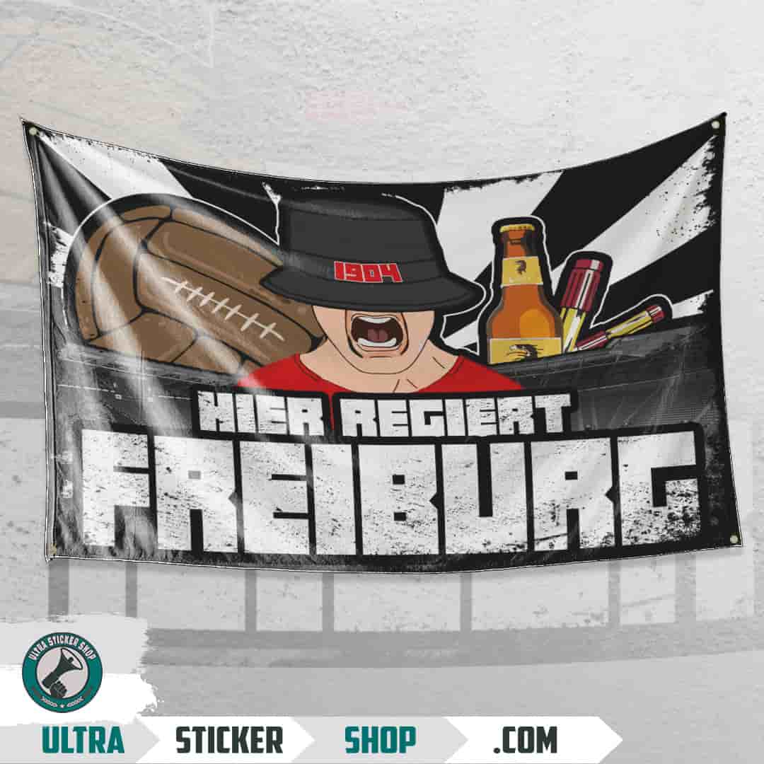 Hier Regiert Freiburg Flag