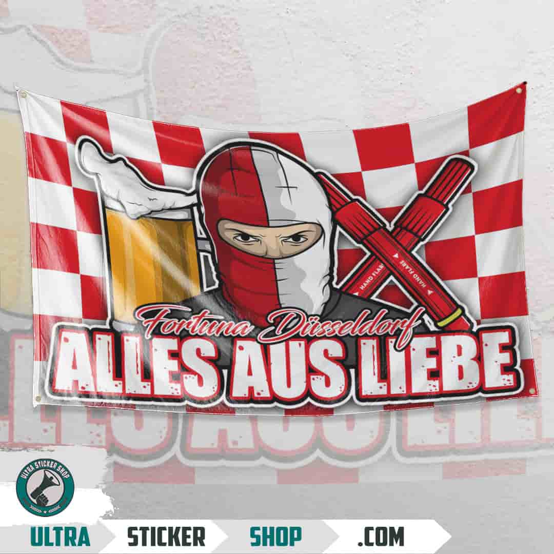 Alles aus liebe Fortuna Düsseldorf Flag