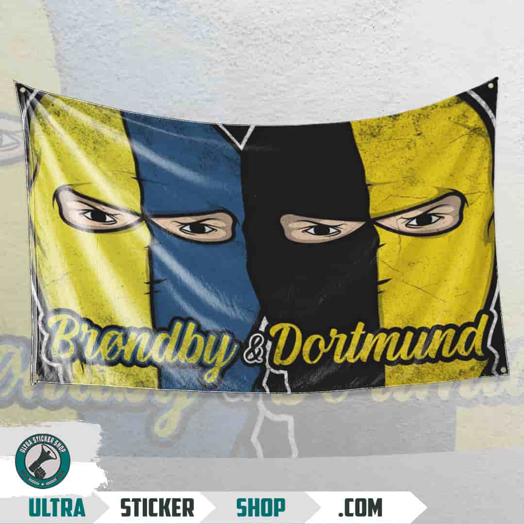 Brøndby X Dortmund Flag