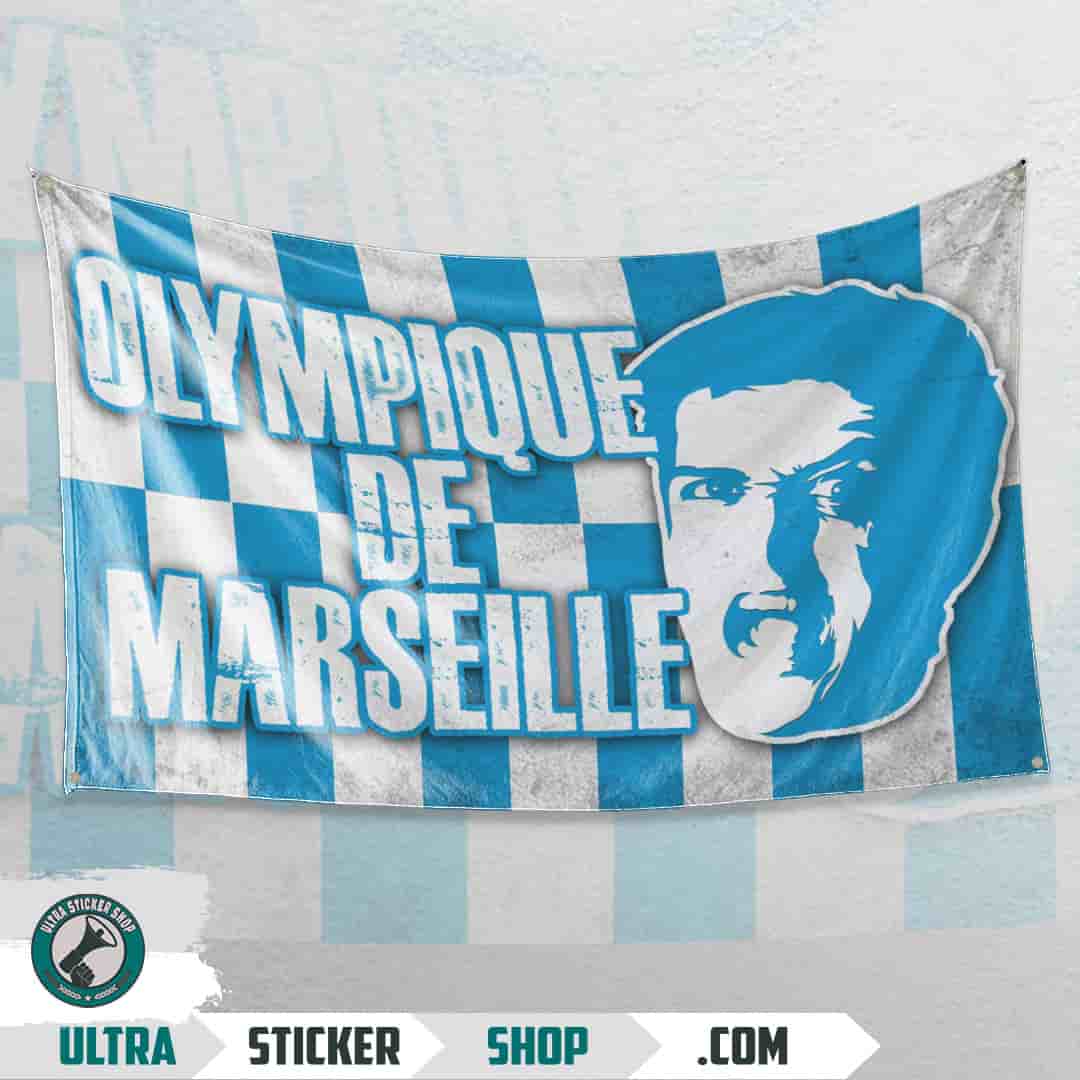 OLYMPIQUE DE Marseille Flag