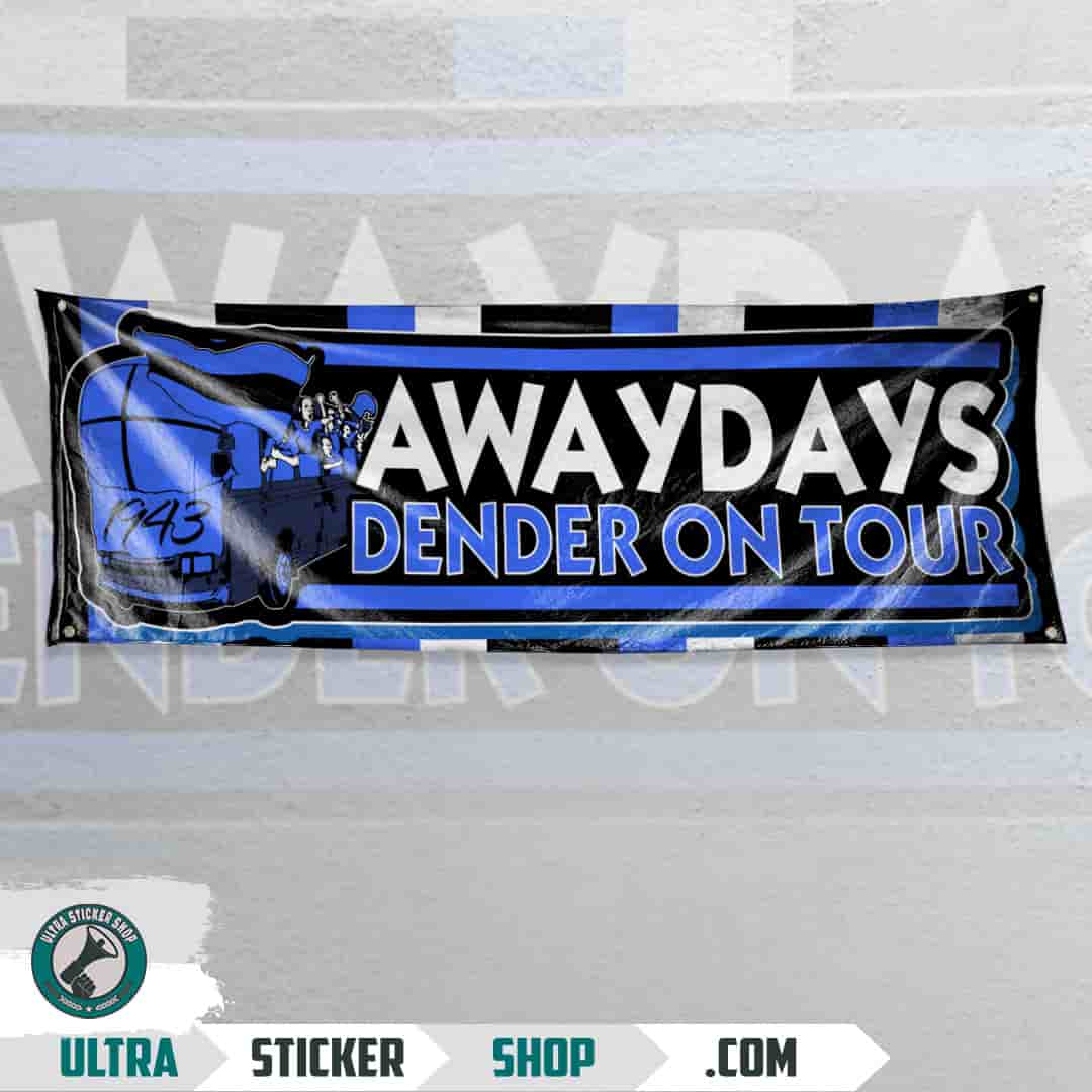Awaydays Dender on tour Flag