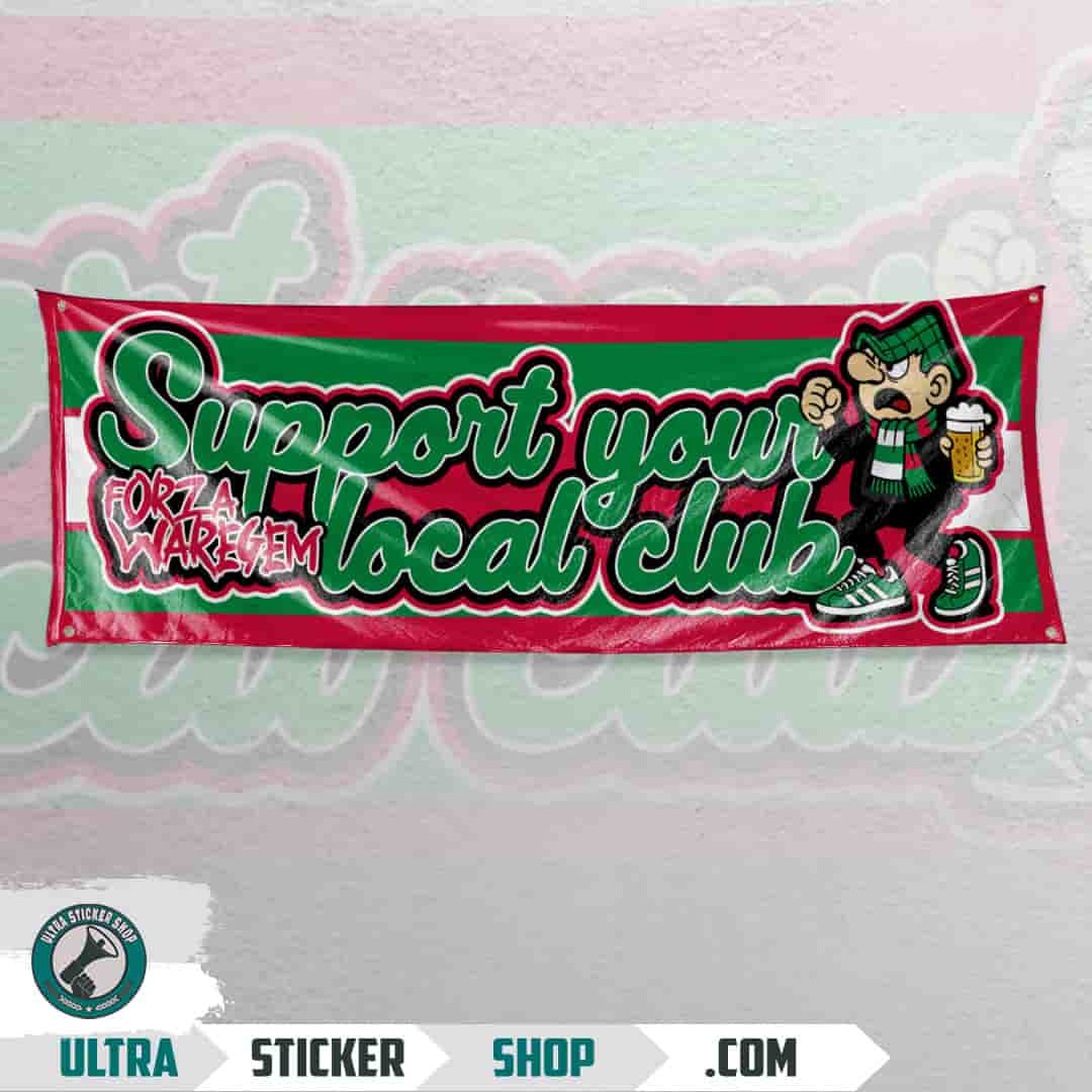 Support your local Forza Waregem Flag