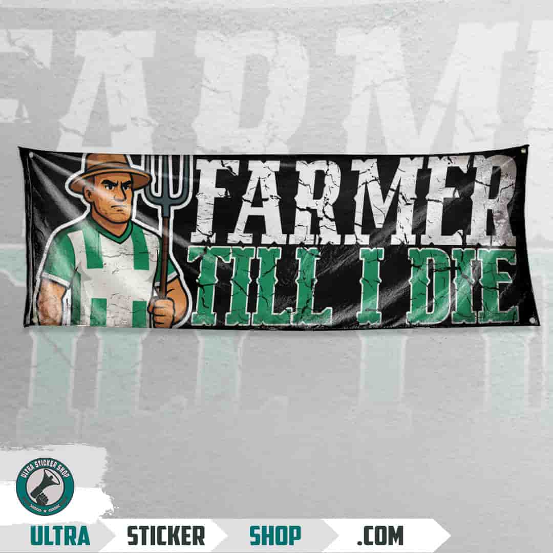 Farmer till I die Flag