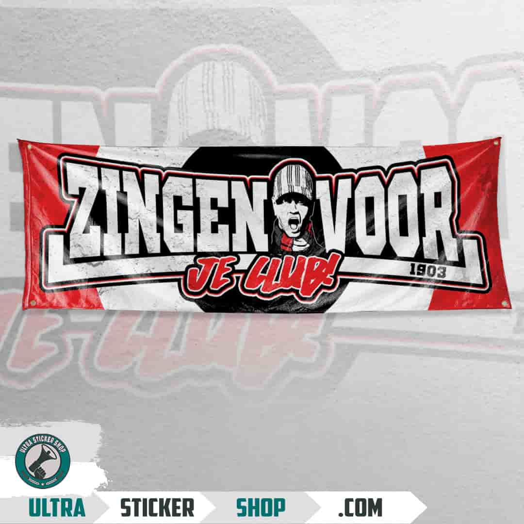 Zingen voor je club! Flag