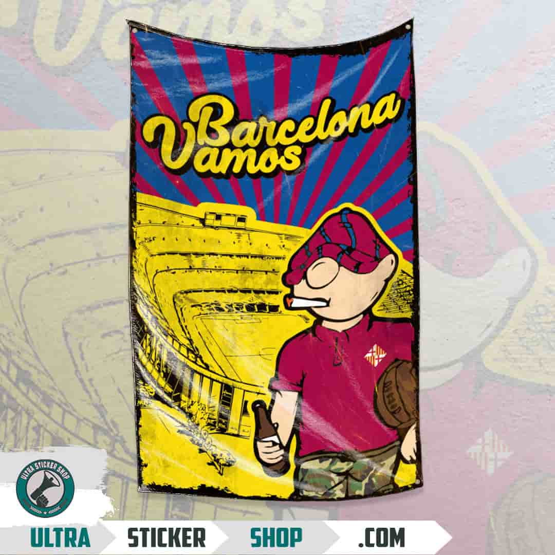 Barcelona Vamos Flag