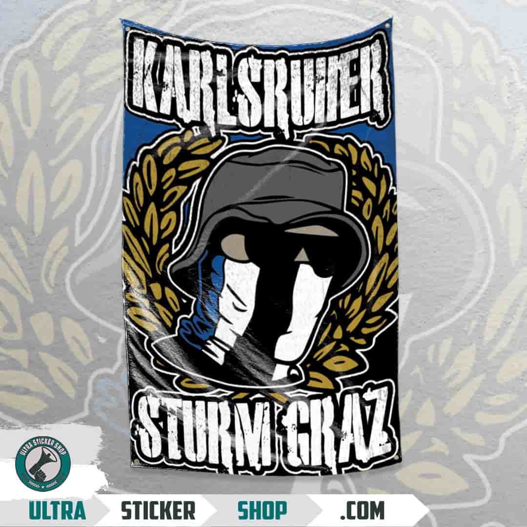 Karlsruher X Sturm Graz Flag