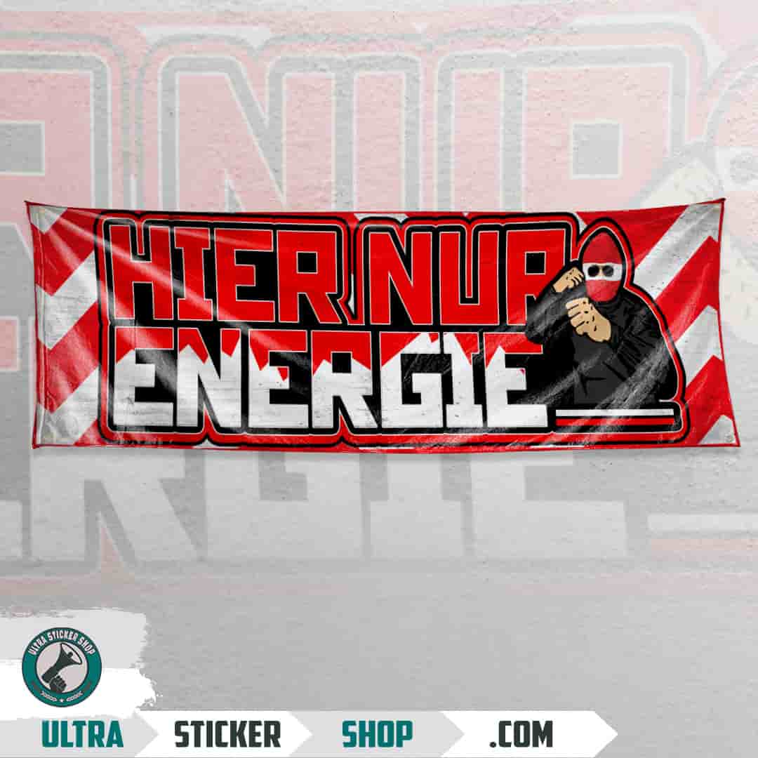 Hier nur Energie Flag