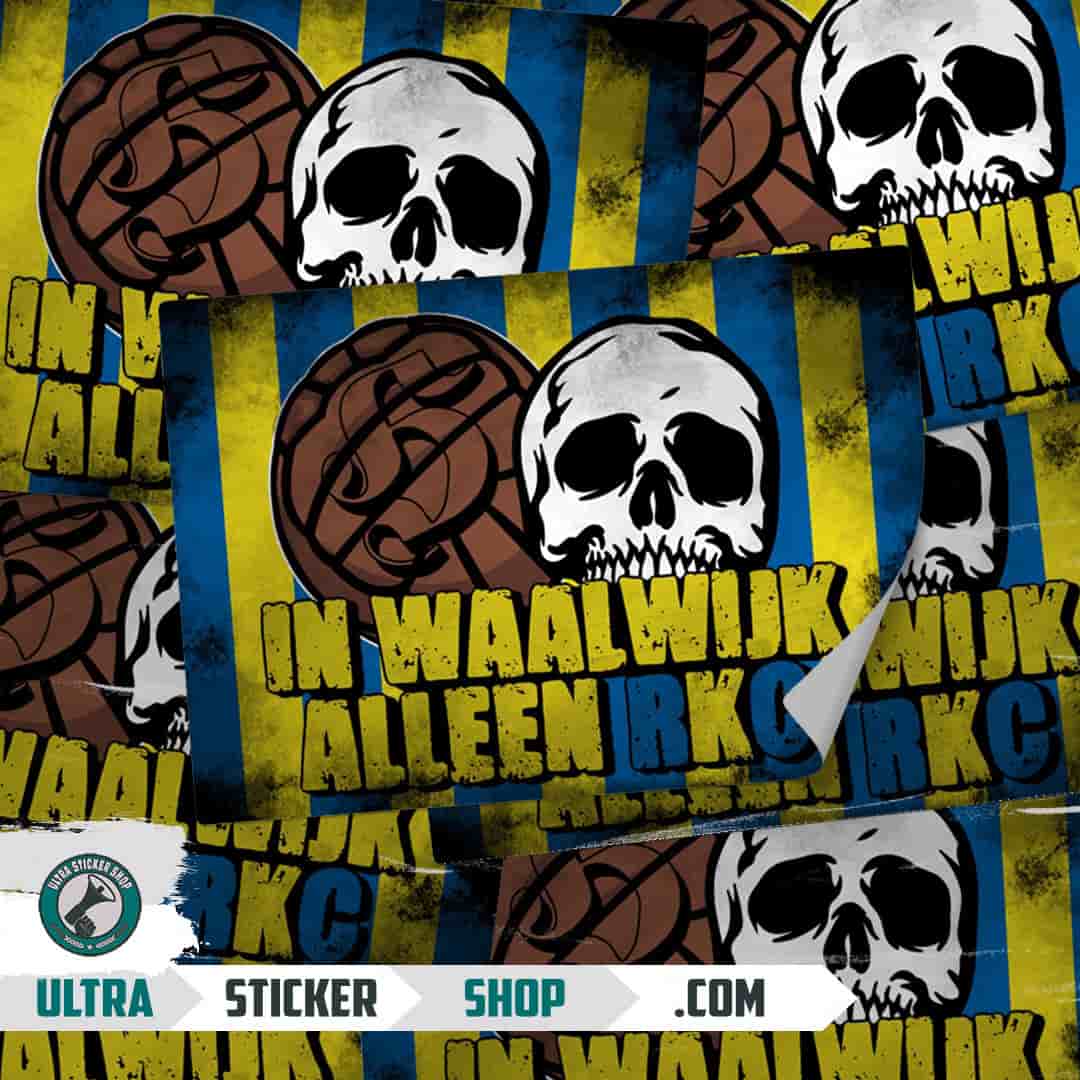 In Waalwijk alleen RKC Stickers