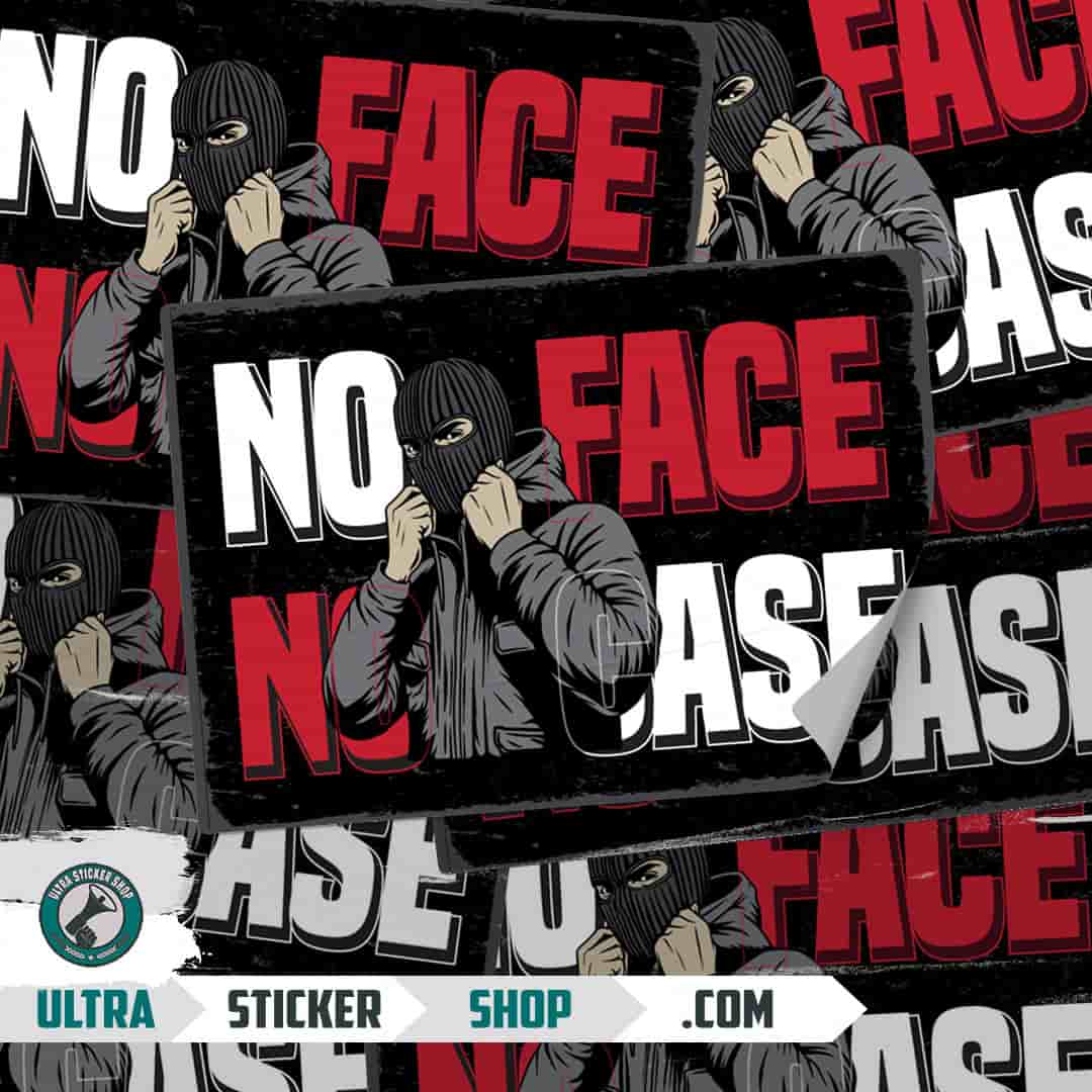 No face no case Stickers