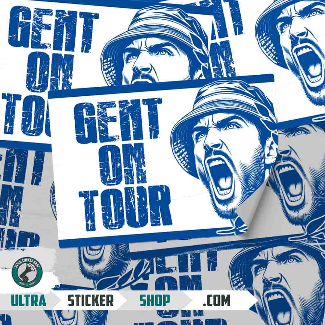 Gent on tour Stickers
