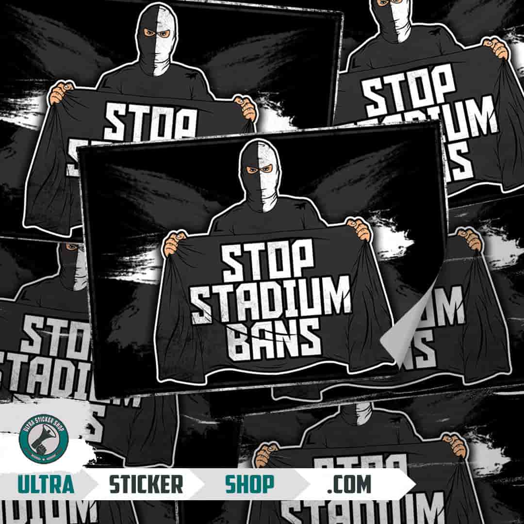 Stop stadium bans Stickers
