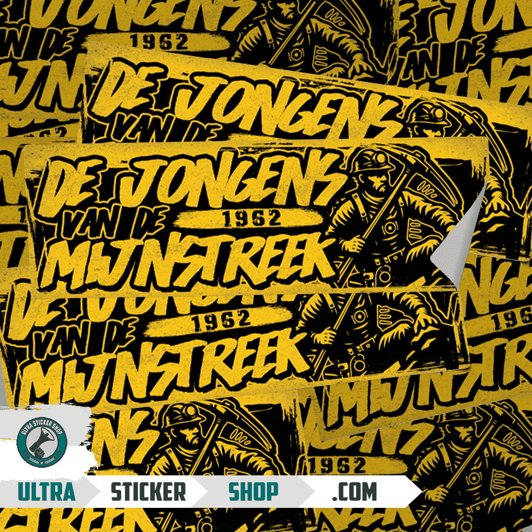 De jongens van de mijnstreek Stickers