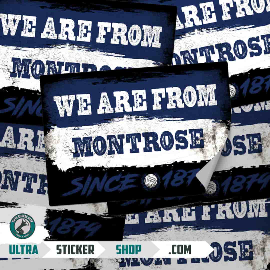 We are from Montrose since 1879 Stickers