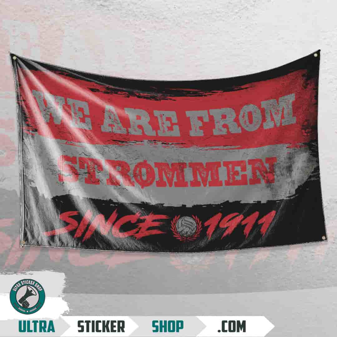 We are from Strømmen since 1911 Flag