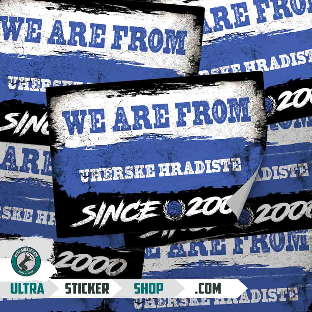 We are from Uherske Hradiste since 2000 Stickers