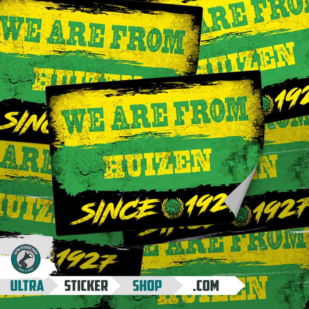 We are from Huizen since 1927 Stickers