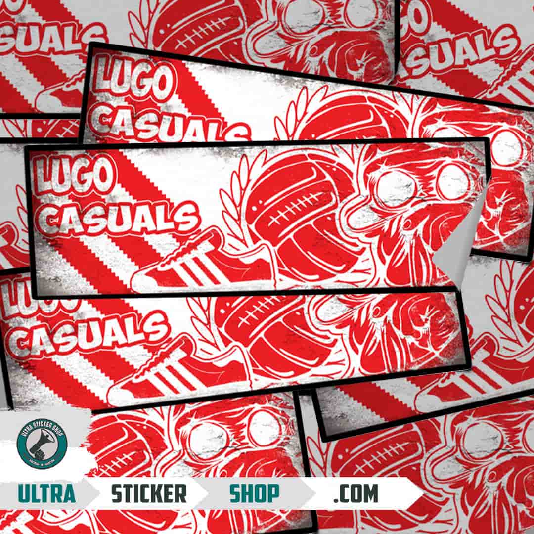 Lugo casuals Stickers