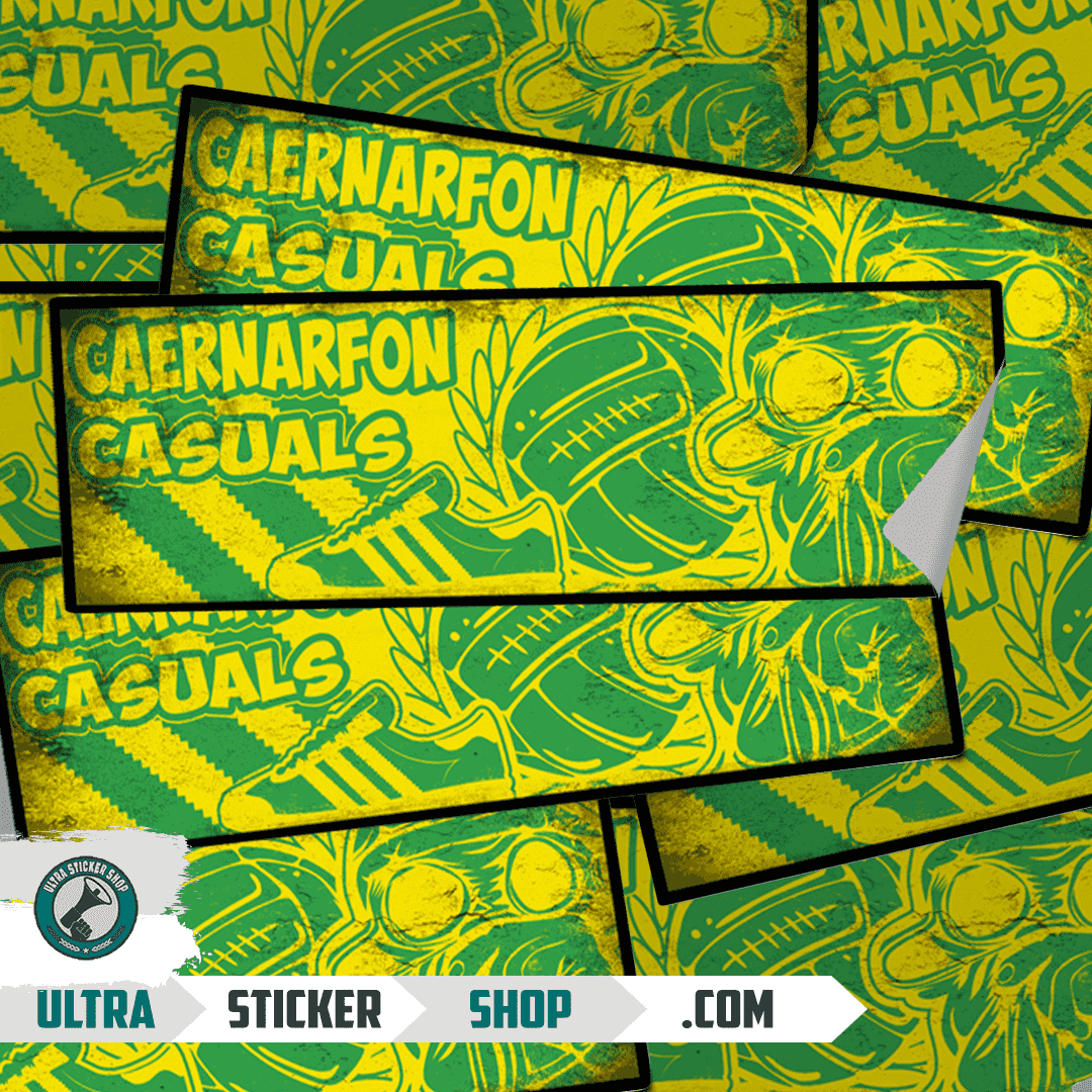 Caernarfon casuals Stickers