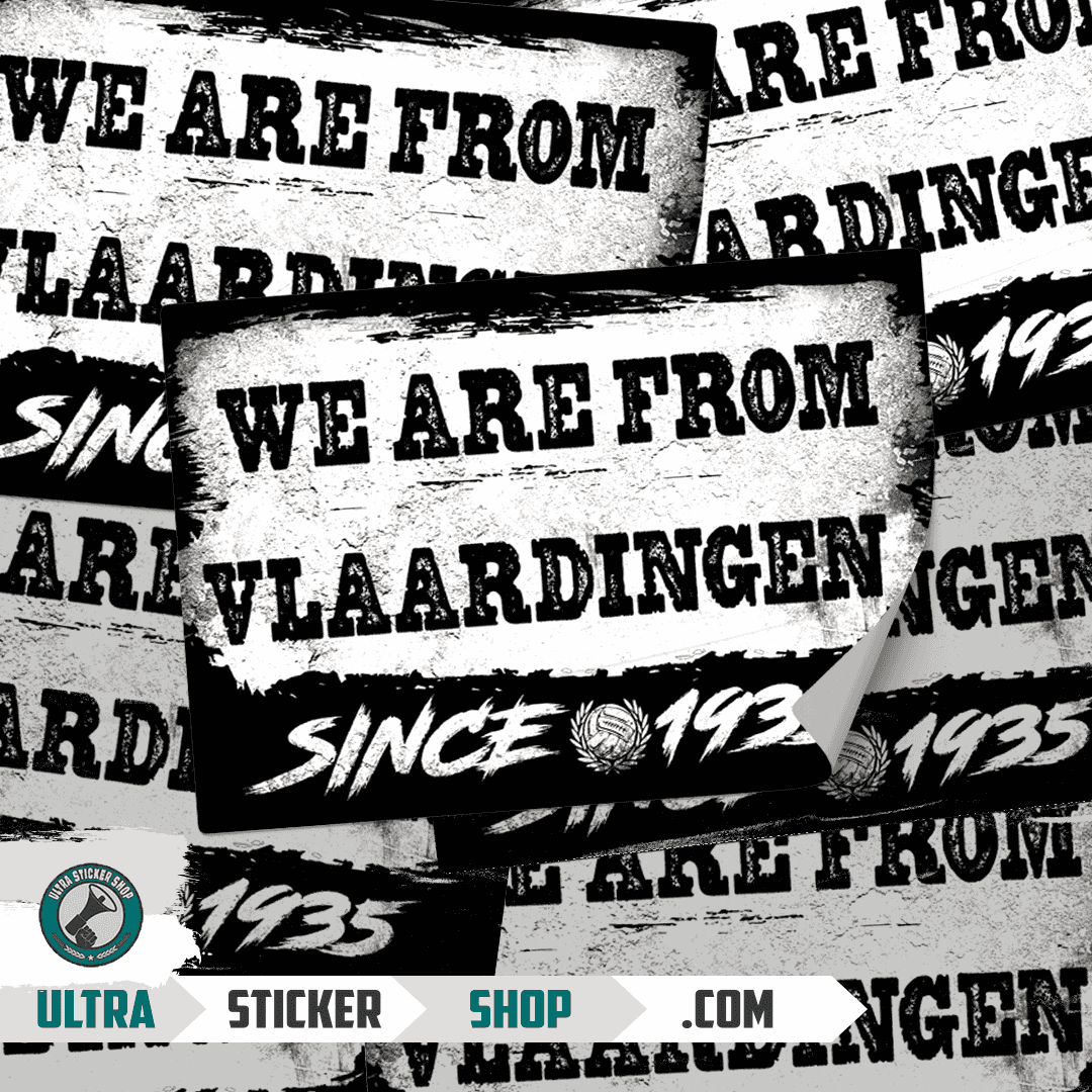 We are from Vlaardingen since 1935 Stickers