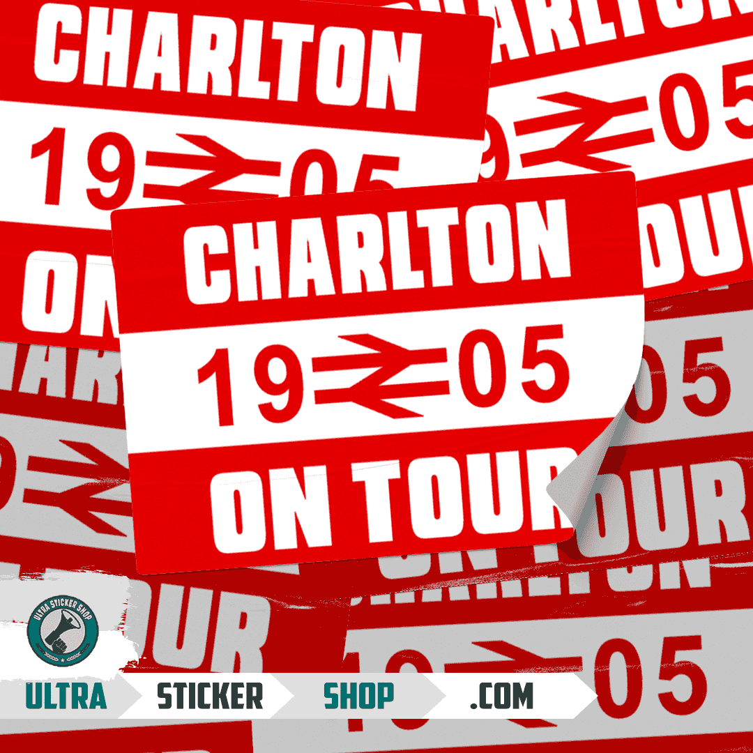 Charlton 1905 on tour Stickers