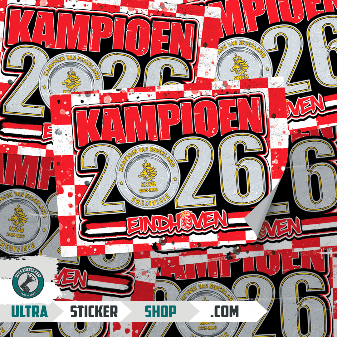 Eindhoven 2026 Kampioen Stickers