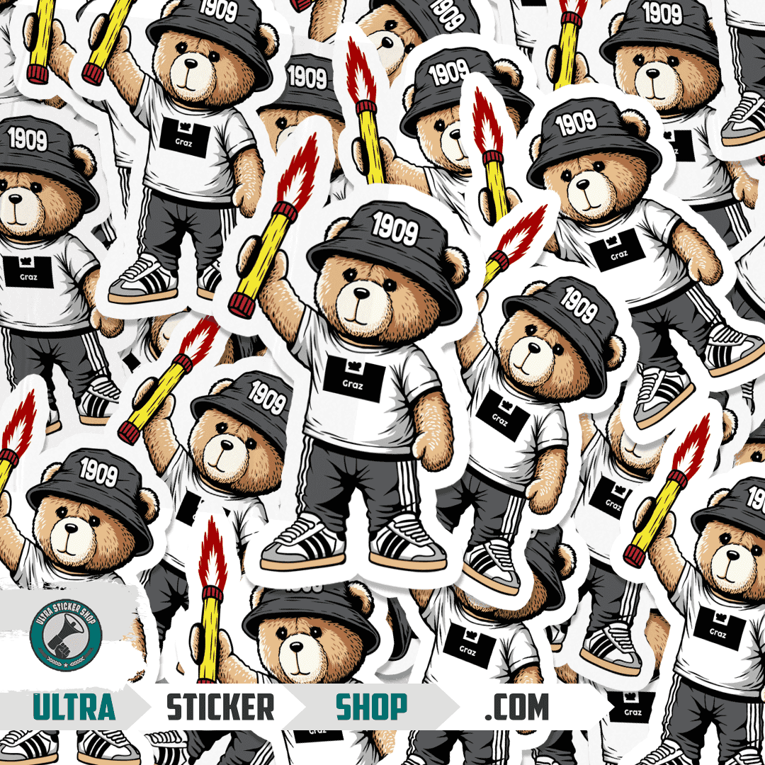 Graz 1909 bear Stickers