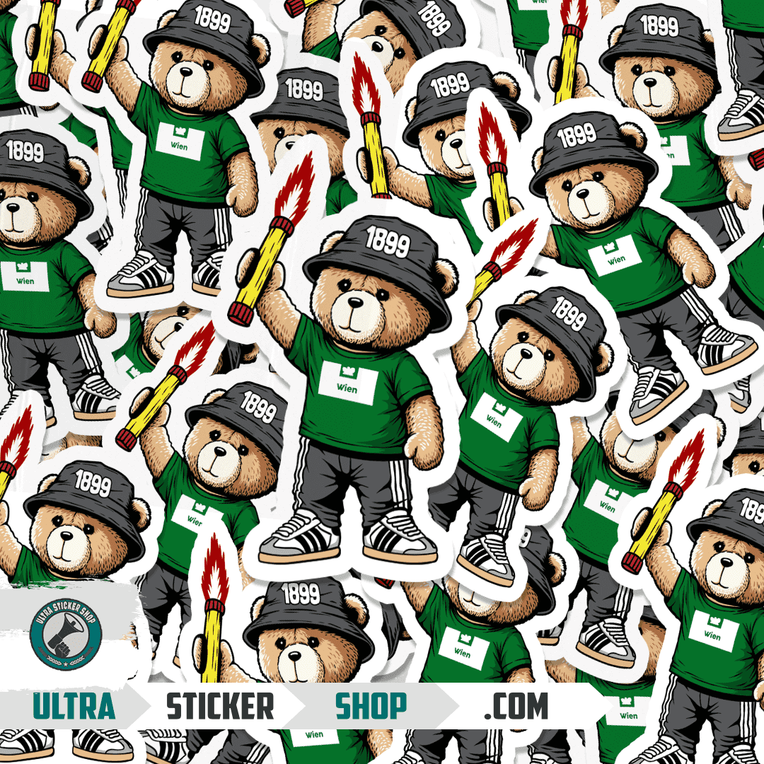 Wien 1899 bear Stickers