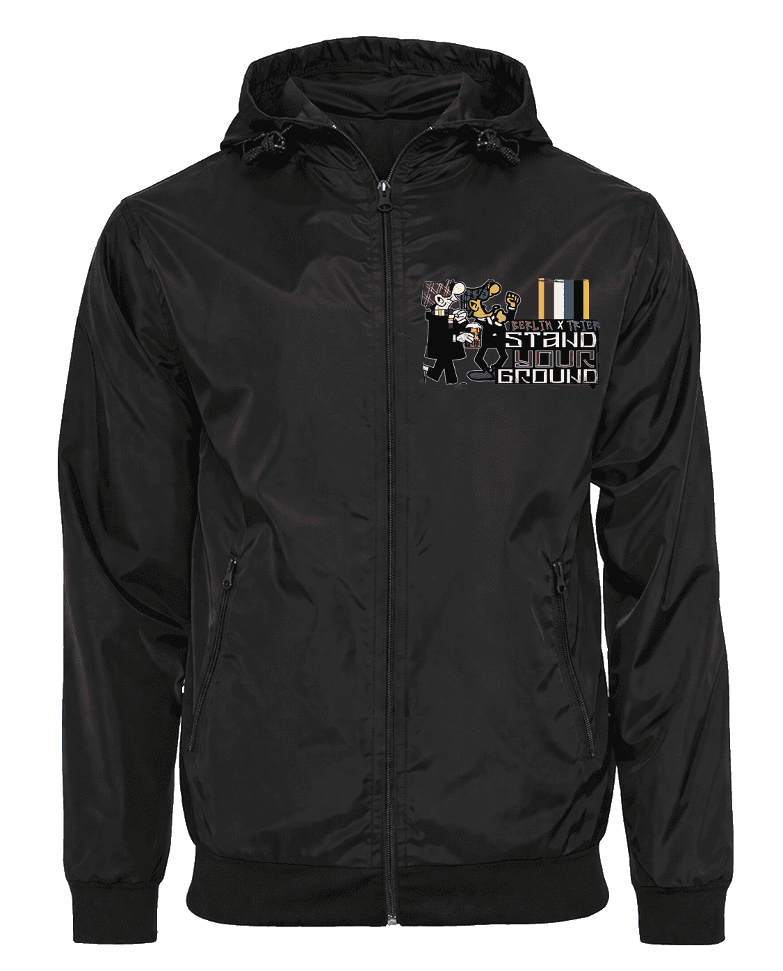 Berlin X Trier Stand Your Ground Jacket with Zip-Off Balaclava