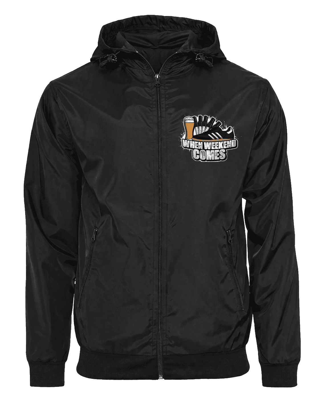 When weekend comes Jacket with Zip-Off Balaclava