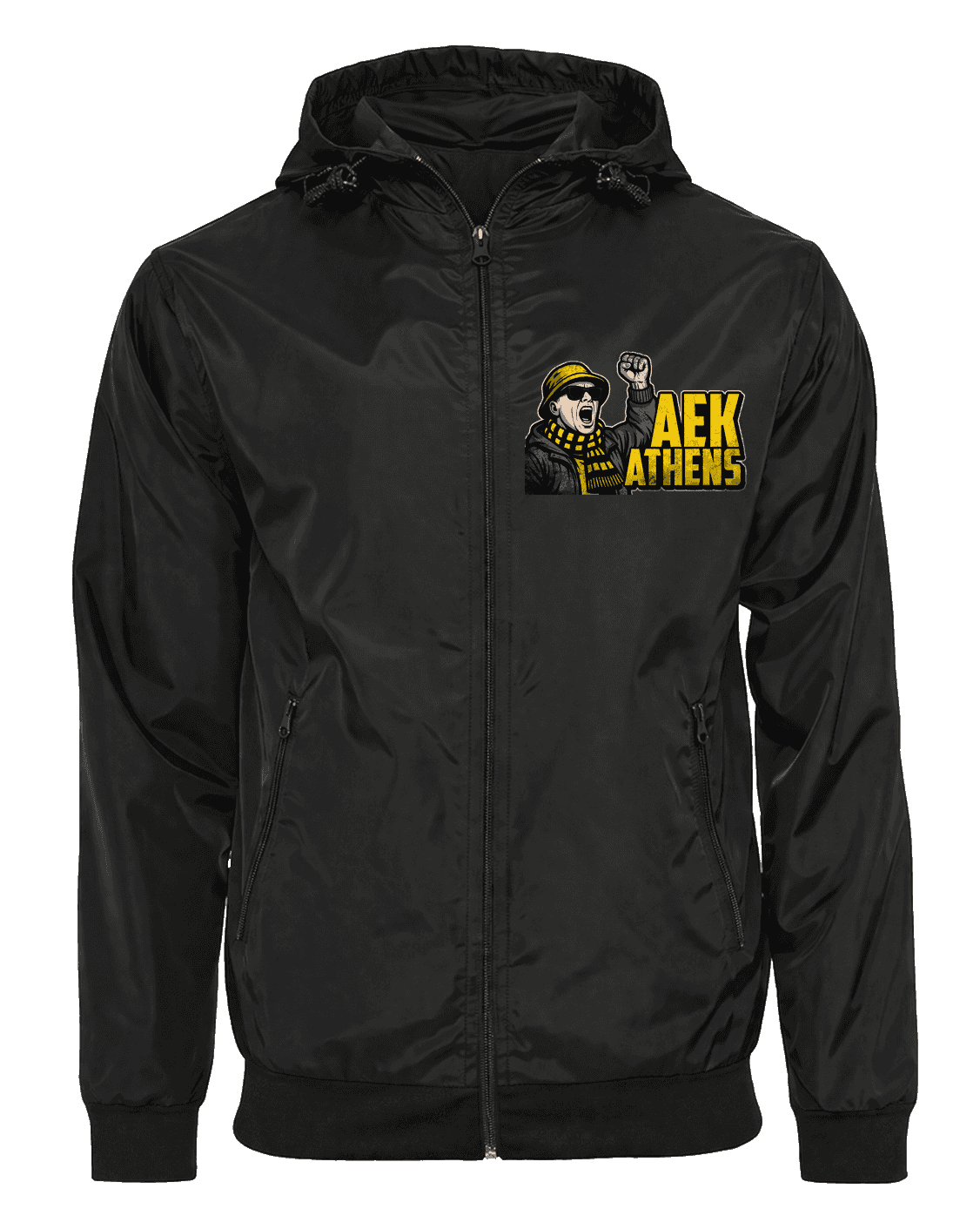 AEK Athens Jacket with Zip-Off Balaclava