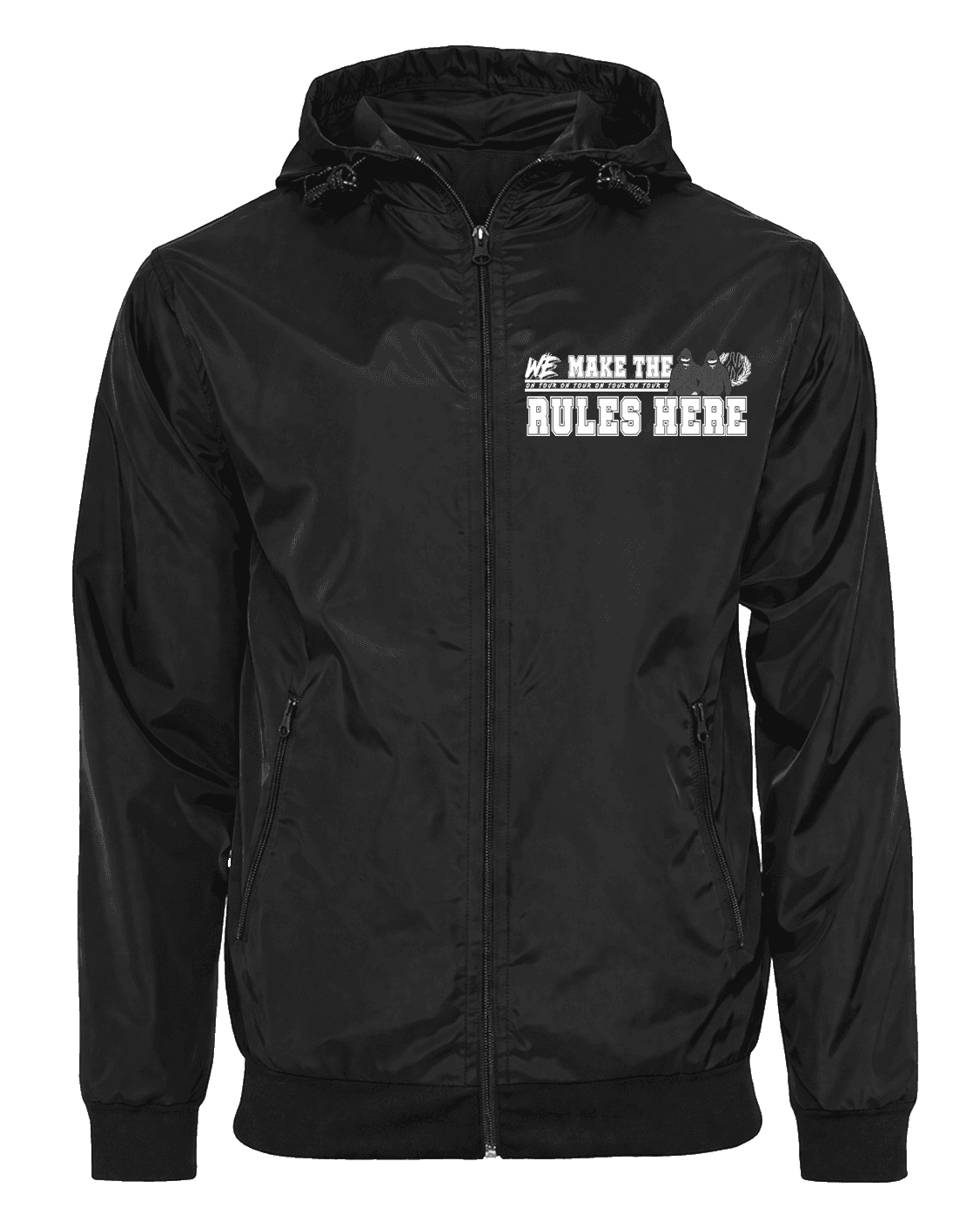 We make the rules here Jacket with Zip-Off Balaclava