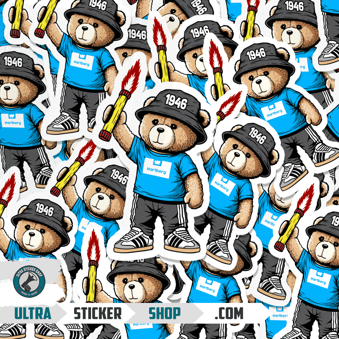 Hartberg 1946 bear Stickers