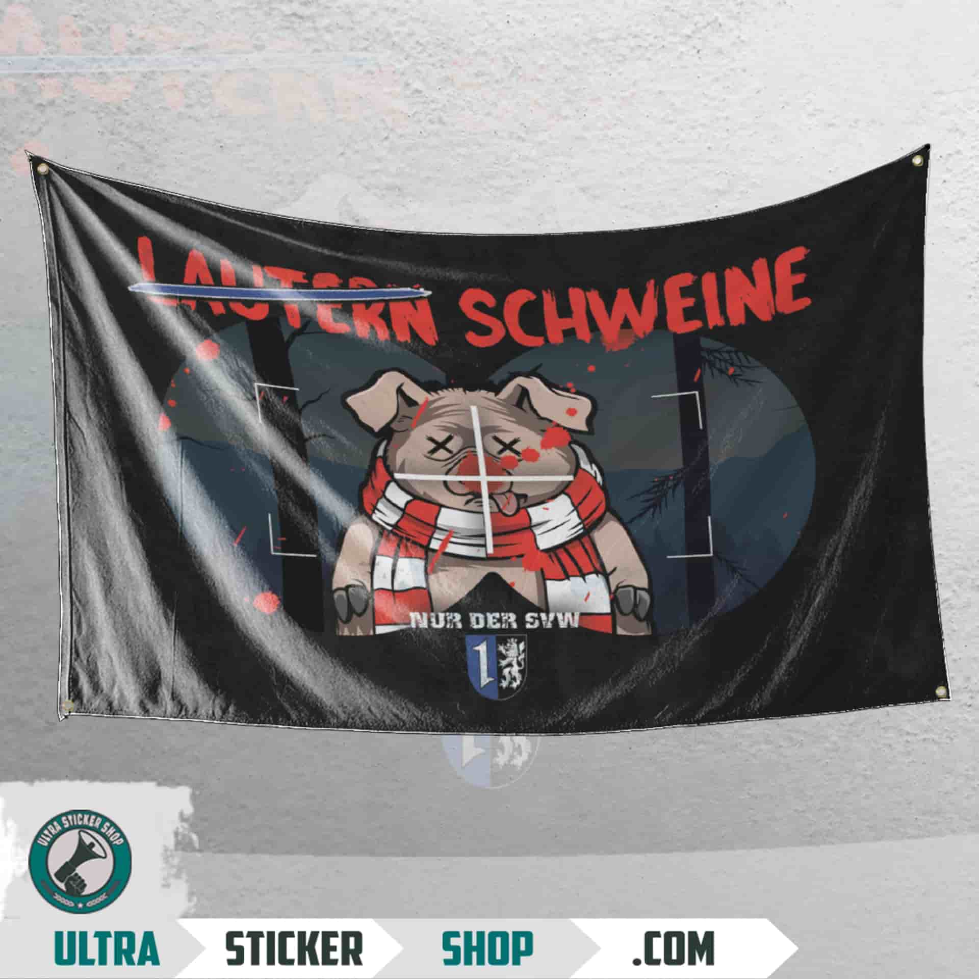 Lautern Schweine Mannheim Flag