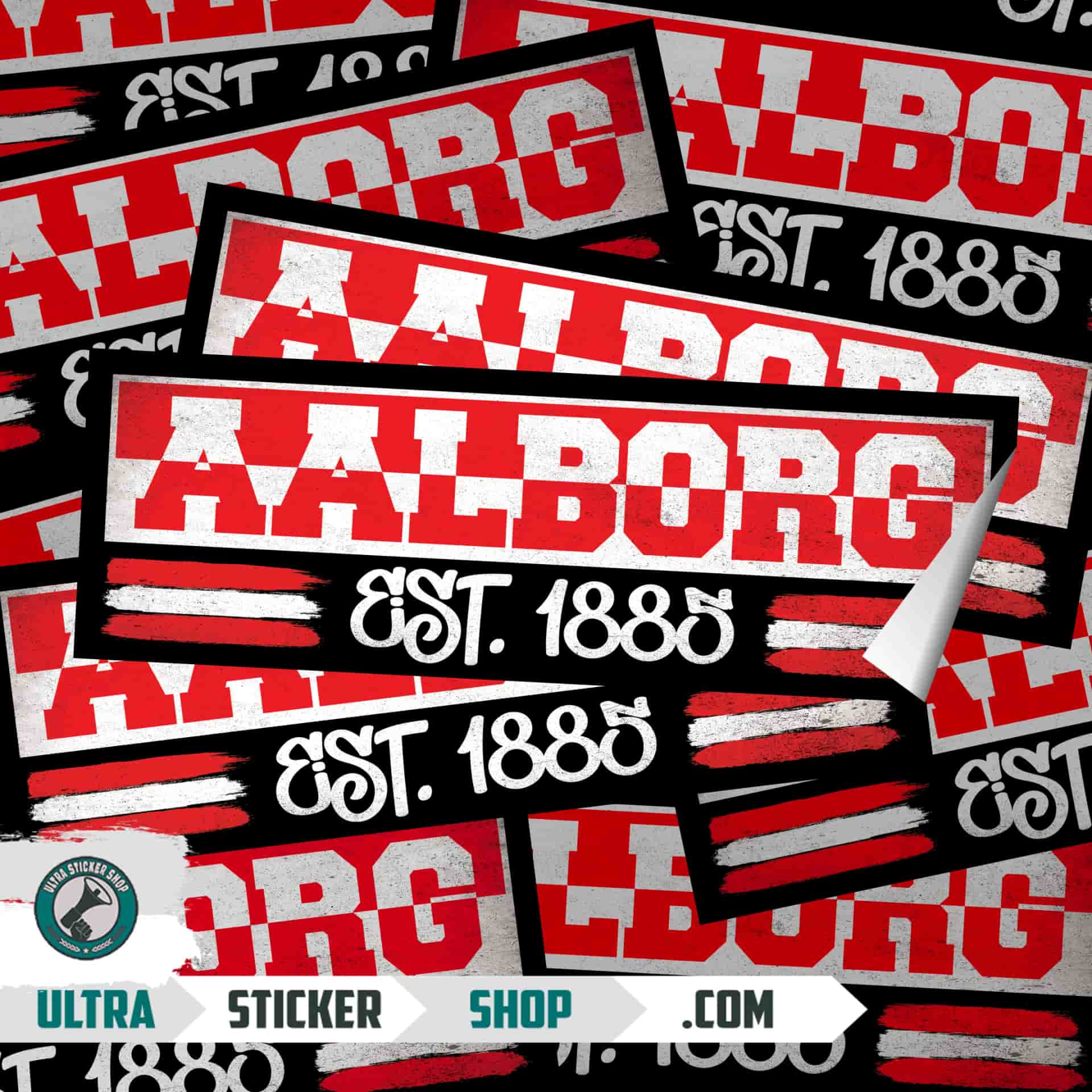 Aalborg EST 1885 Stickers