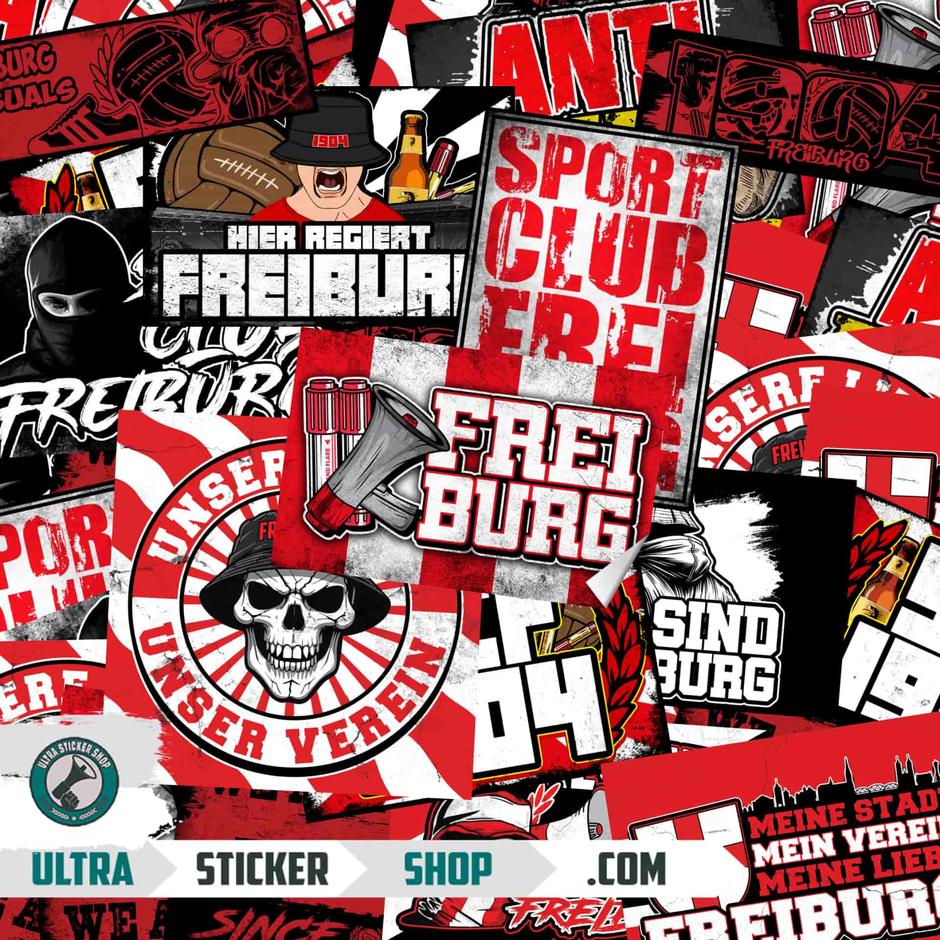 Freiburg Sticker-Mix