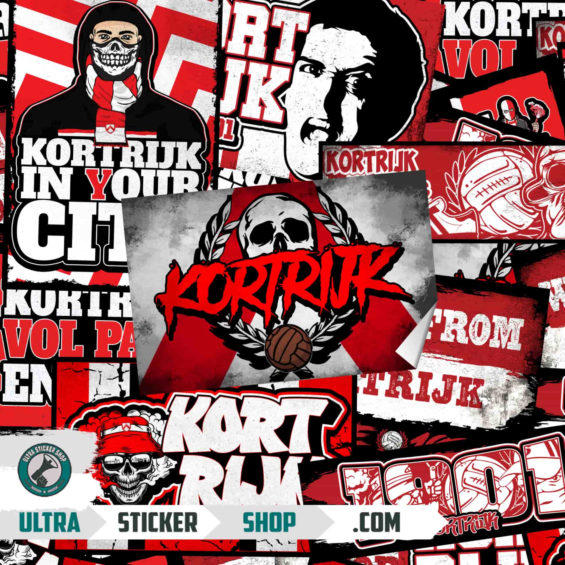 Kortrijk Sticker-Mix