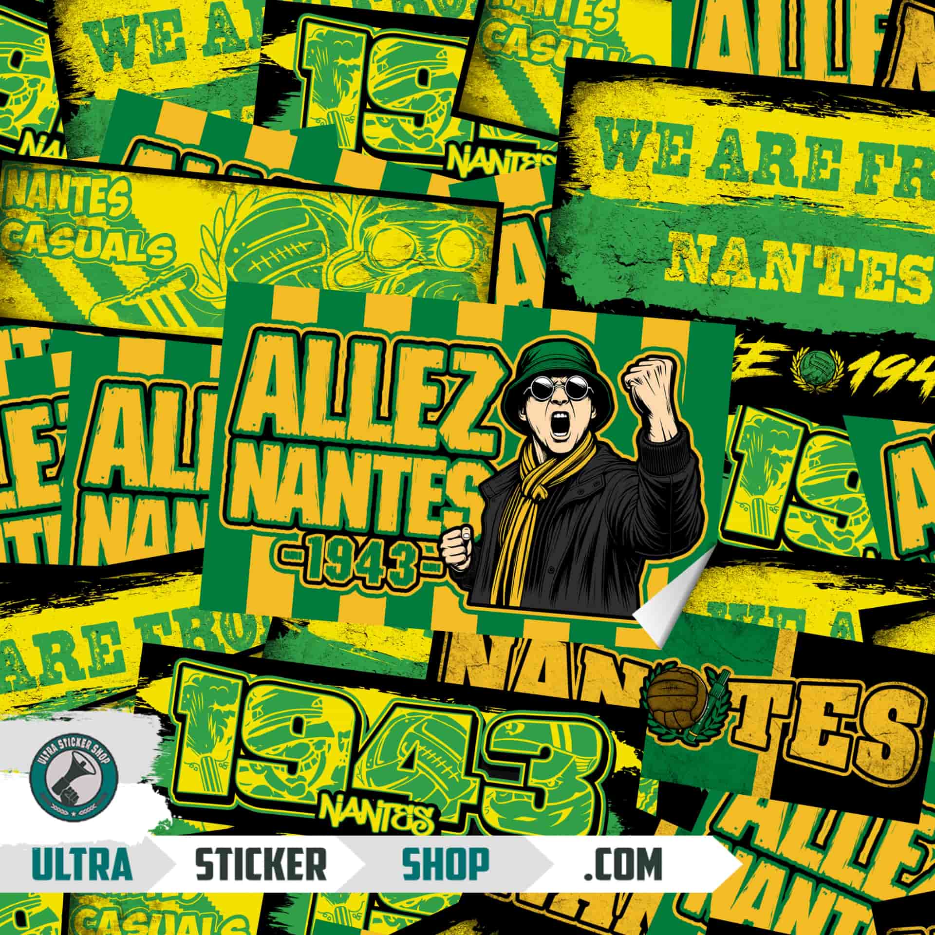 Nantes Sticker-Mix