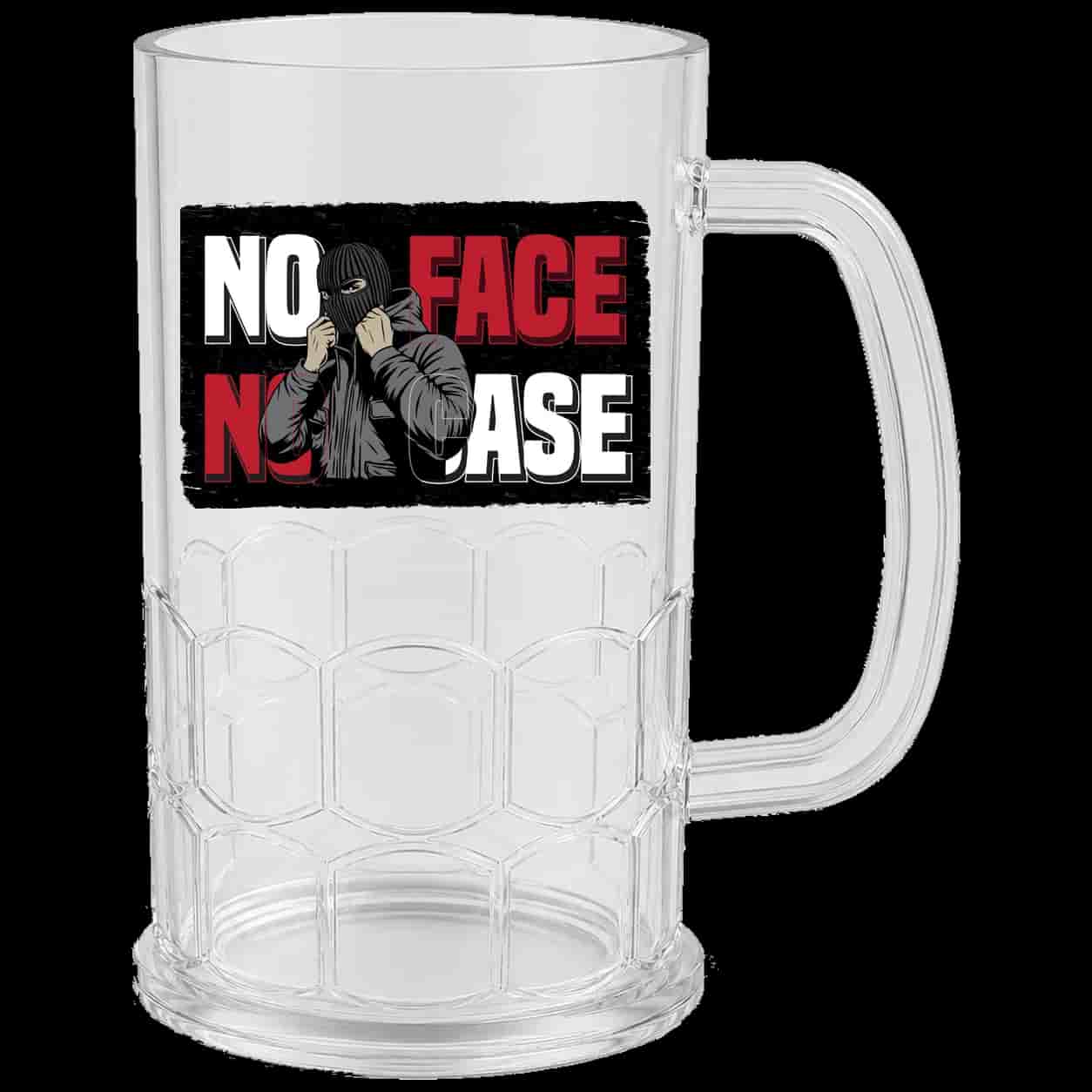 No face no case Beer Mug