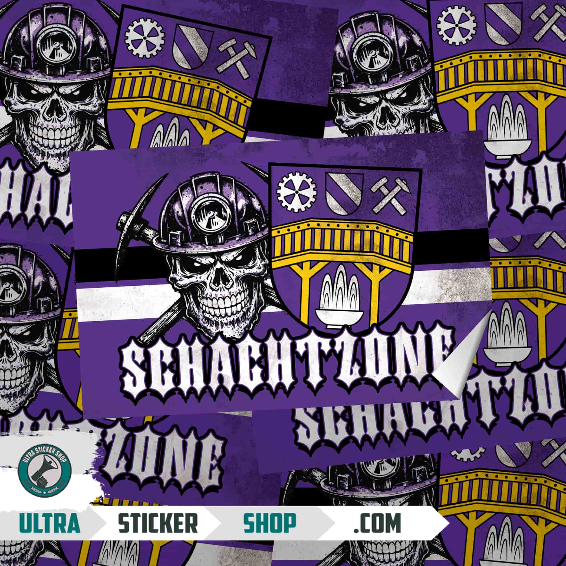 Schachtzone Stickers