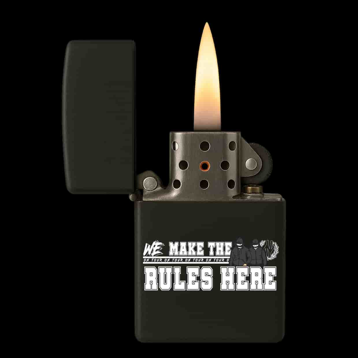 We make the rules here Lighter