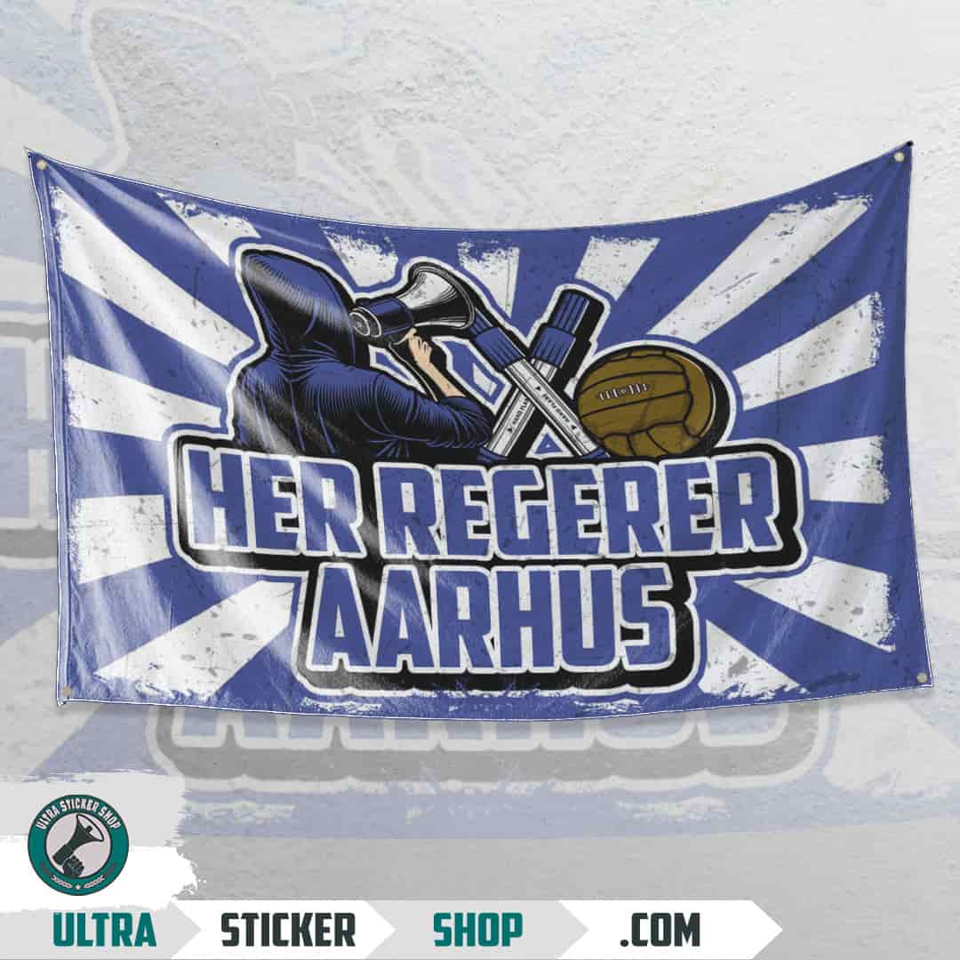Her Regerer Aarhus Flag